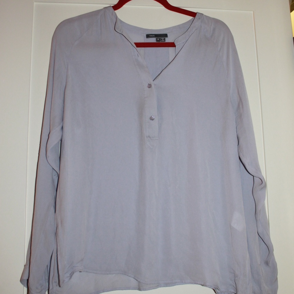 Vince light purple long sleeved top